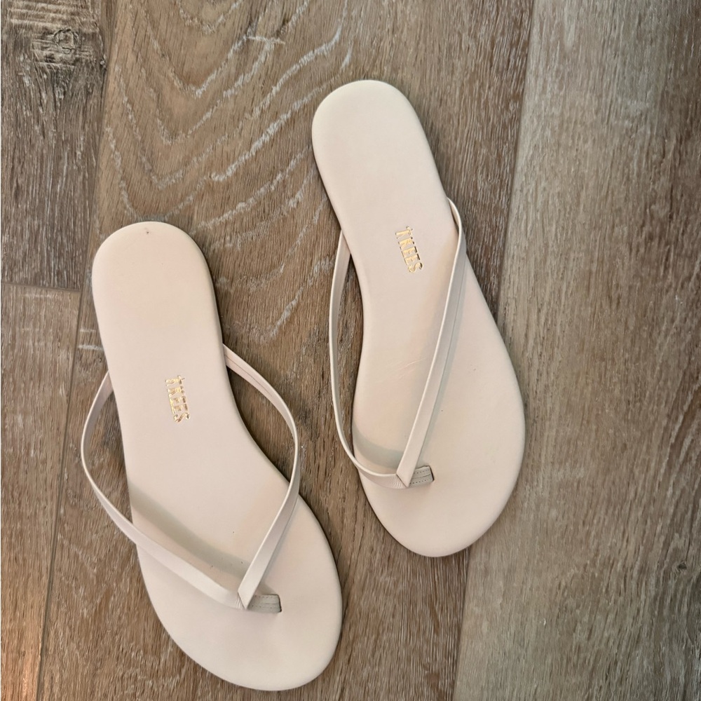 TKEES Cream Sandals